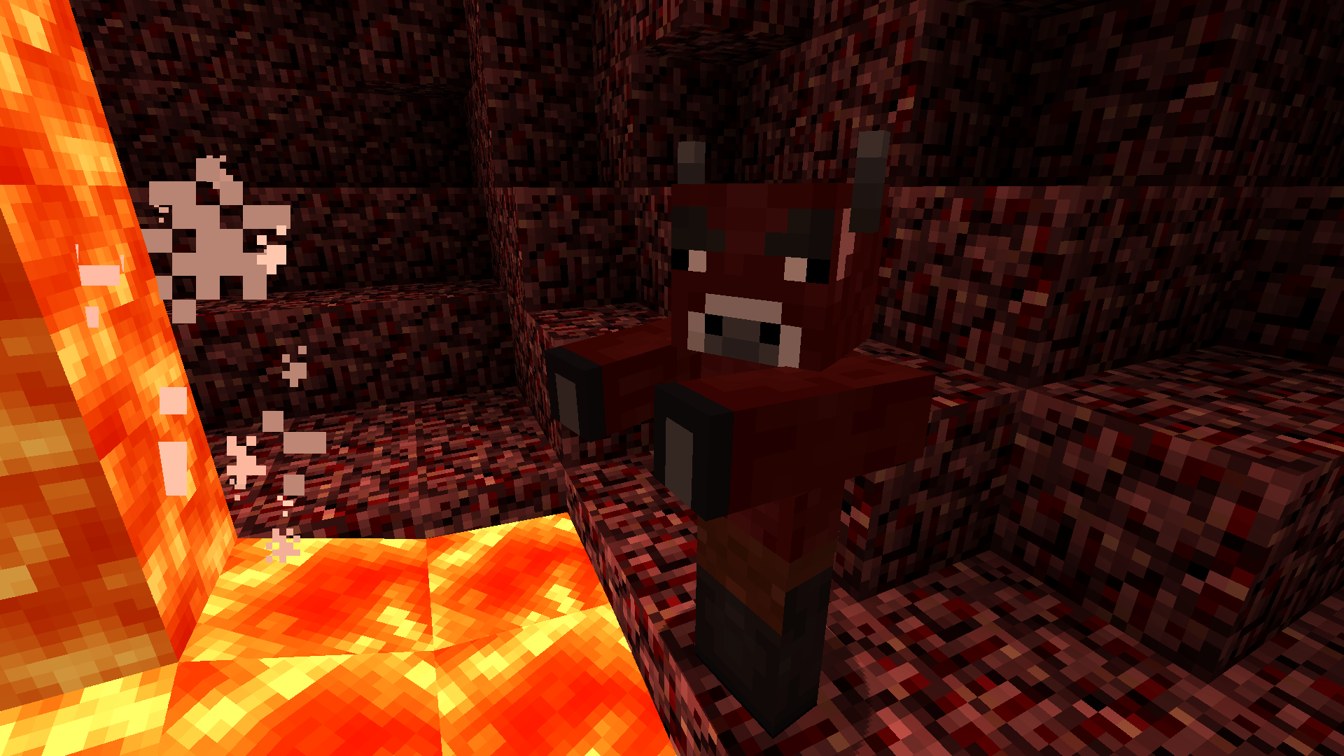 A minotaur in its natural habitat