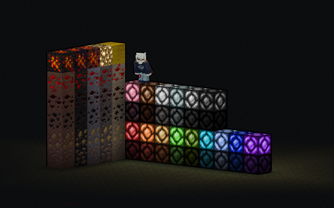 Showcase of the pack blocks