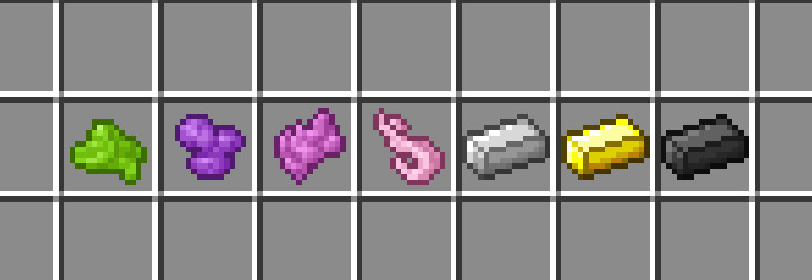 Showcase of the pack items